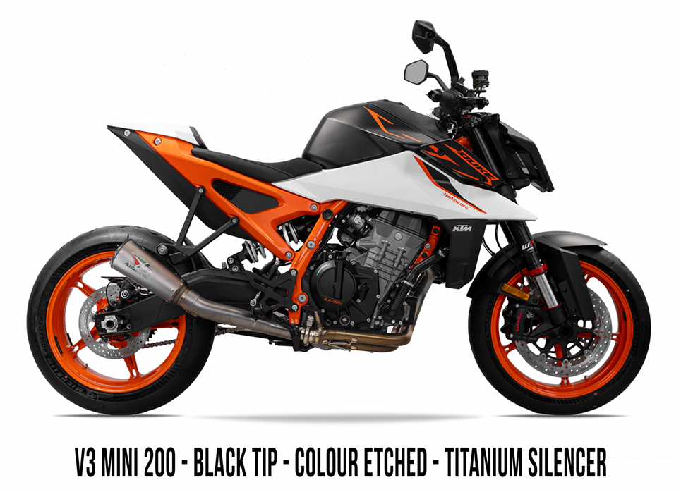 2026 KTM 990 Duke R FULL TITANIUM EXHAUST SYSTEM 画像 6