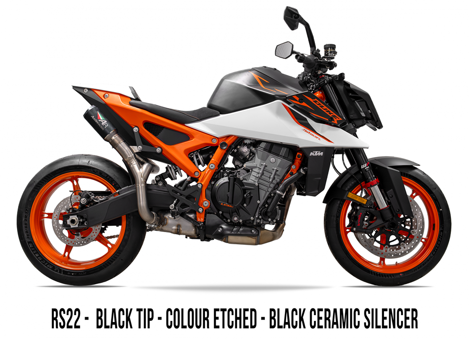 2026 KTM 990 Duke R RS22 DUAL UNDERSEAT Slip-on TITANIUM EXHAUST SYSTEM 画像 3
