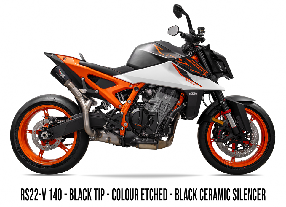 2026 KTM 990 Duke R RS22 DUAL UNDERSEAT Slip-on TITANIUM EXHAUST SYSTEM 画像 9