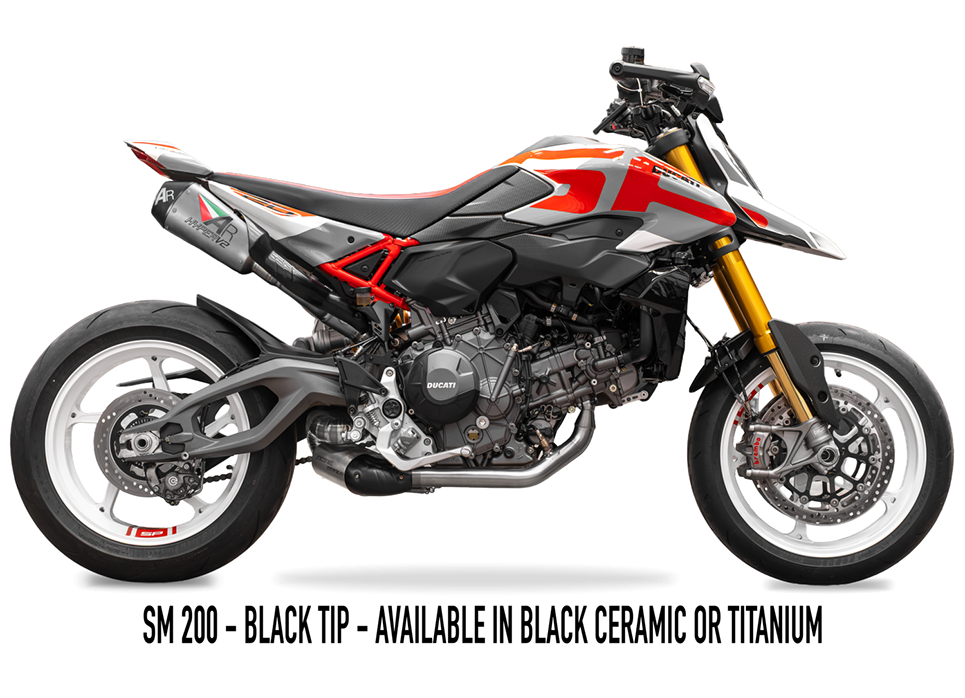 2026 HYPERMOTARD V2 + SP 騒音規制対応 TITANIUM Slip-on