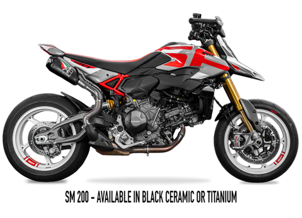 2026 HYPERMOTARD V2 + SP race TITANIUM Full Exhaust