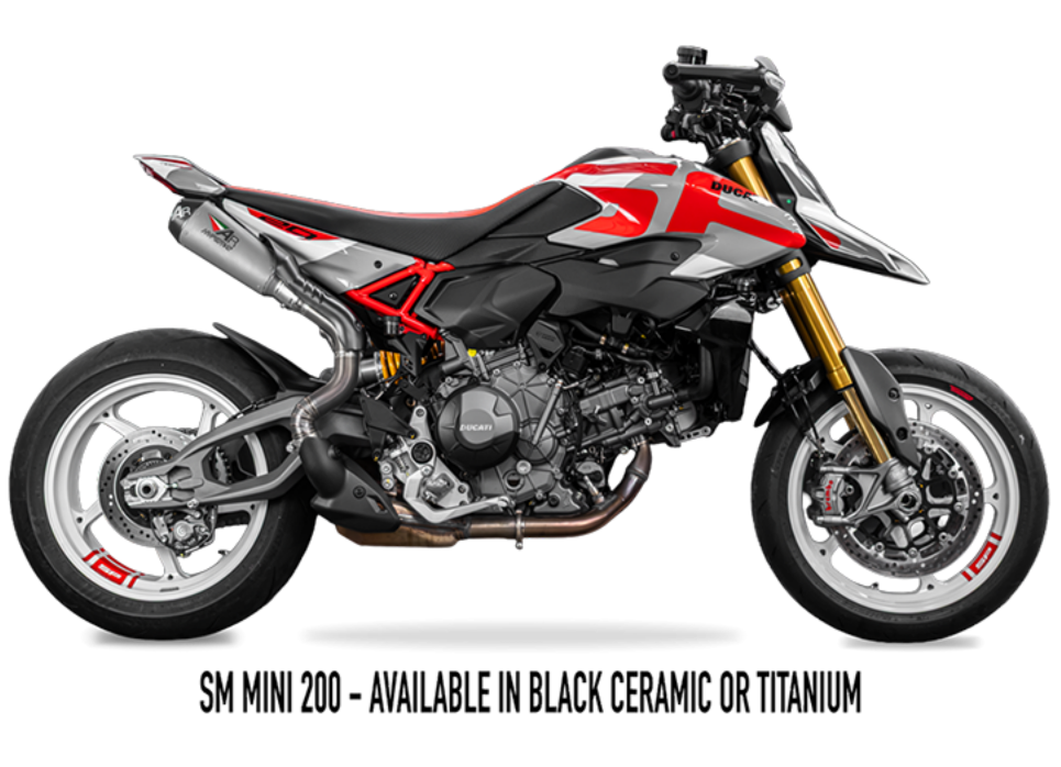 2026 HYPERMOTARD V2 + SP race TITANIUM Full Exhaust 画像 9