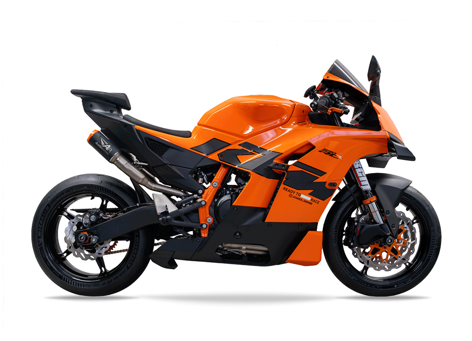 2026 KTM 990 RCR RS22 DUAL UNDERSEAT BOX DELETE TITANIUM EXHAUST SYSTEM 画像 7