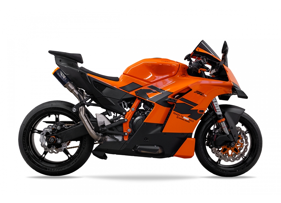 2026 KTM 990 RCR RS22 DUAL UNDERSEAT Slip-on TITANIUM EXHAUST SYSTEM 画像 7