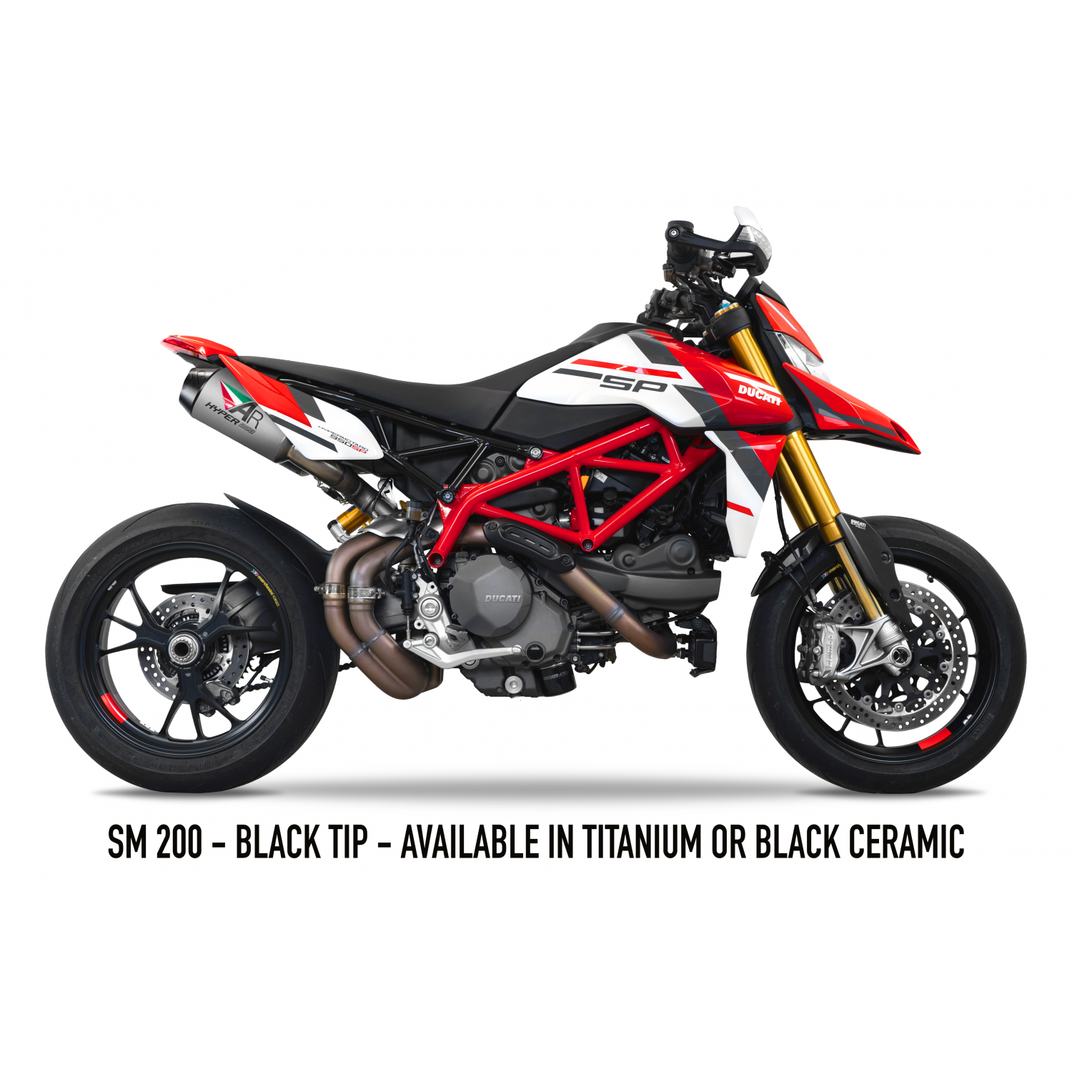 2019-2025 Hypermotard 950 Slip-on & De-cat 画像 3