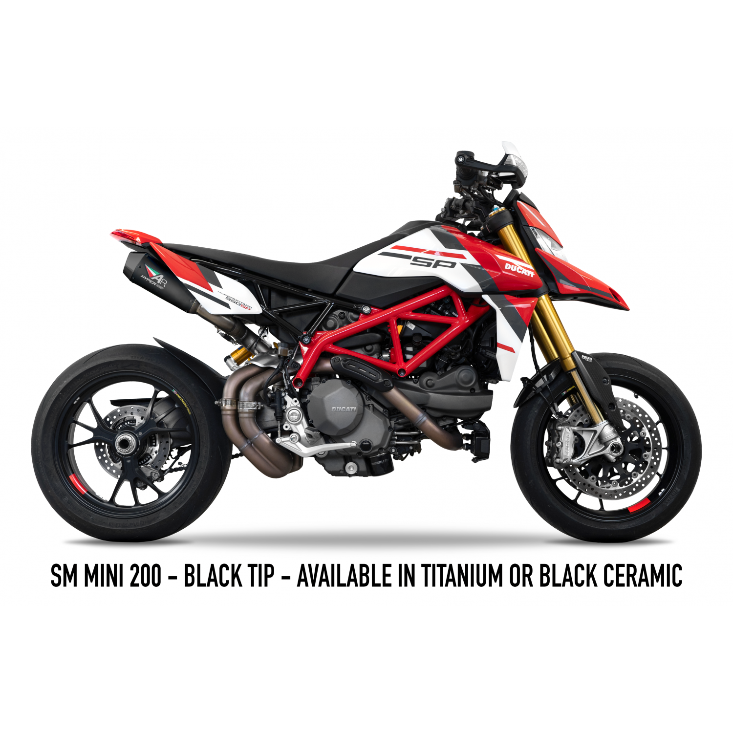 2019-2025 Hypermotard 950 Slip-on & De-cat 画像 6