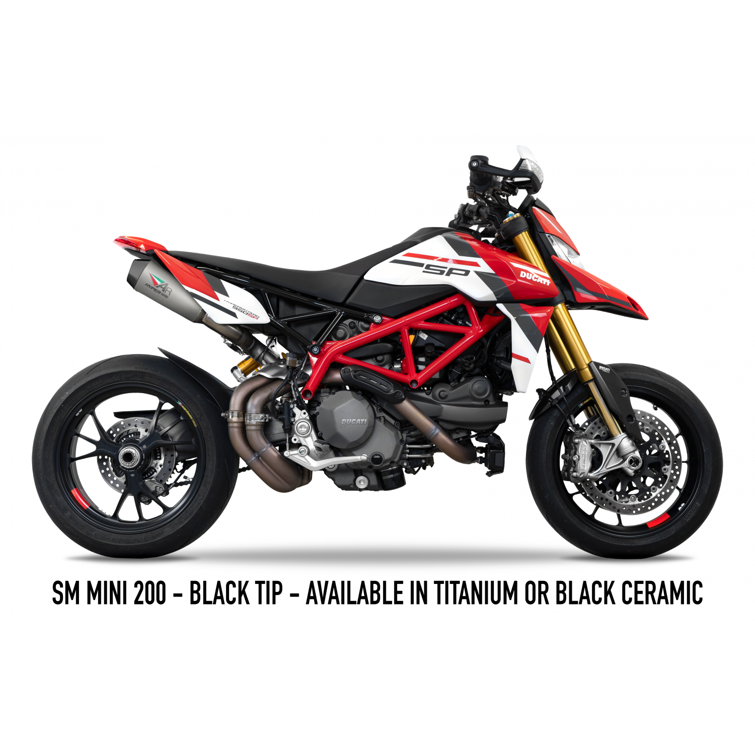 2019-2025 Hypermotard 950 Slip-on & De-cat 画像 8
