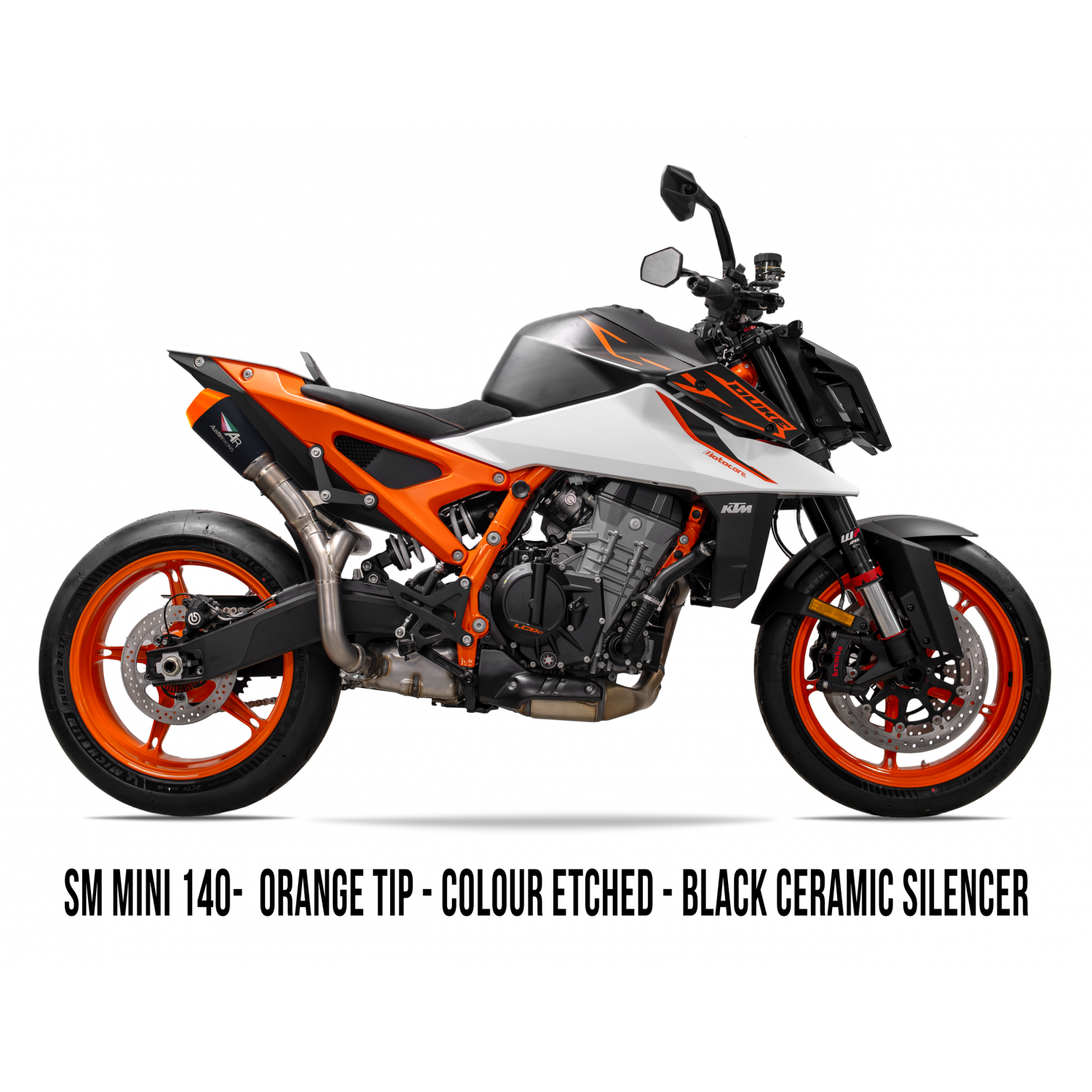 2026 KTM 990 Duke R RS22 DUAL UNDERSEAT Slip-on 画像 3
