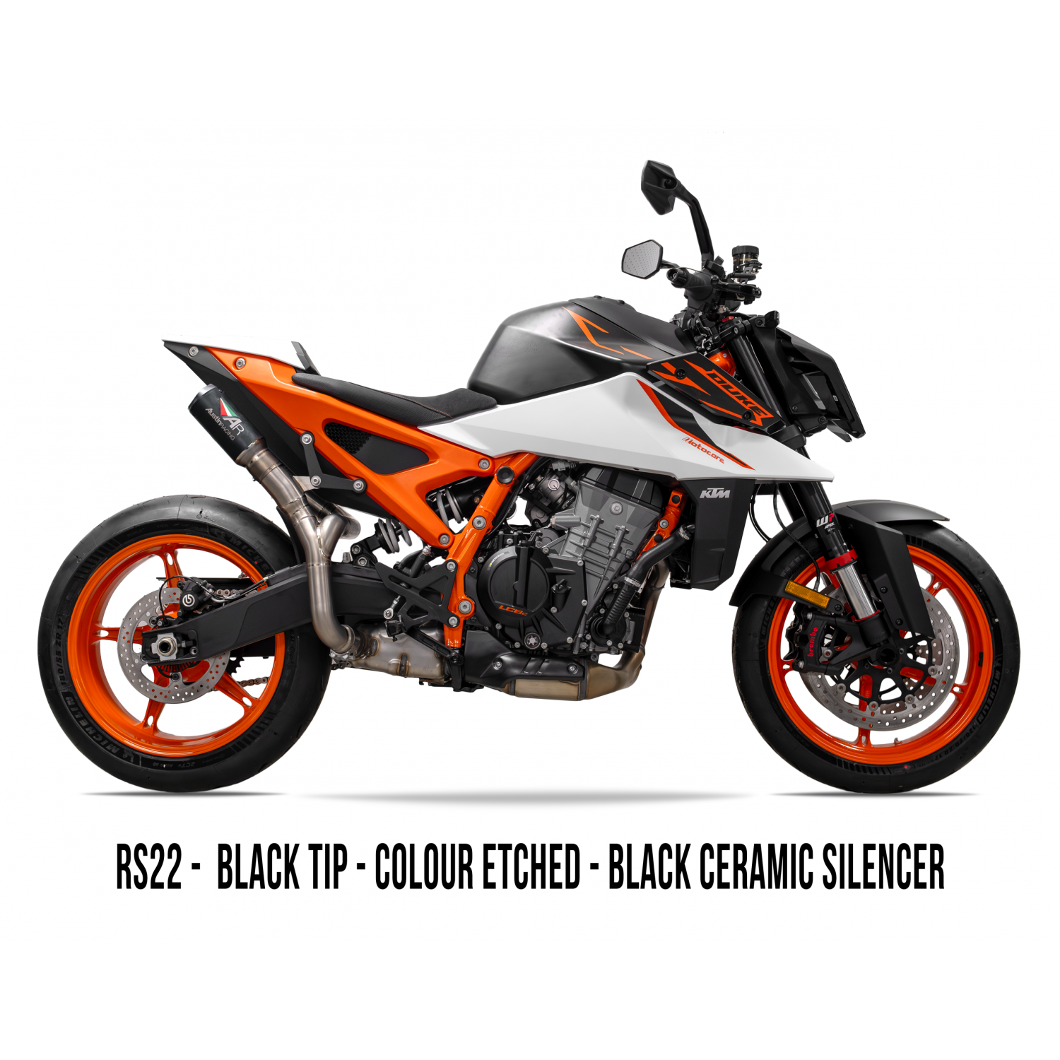 2026 KTM 990 Duke R RS22 DUAL UNDERSEAT Slip-on 画像 5