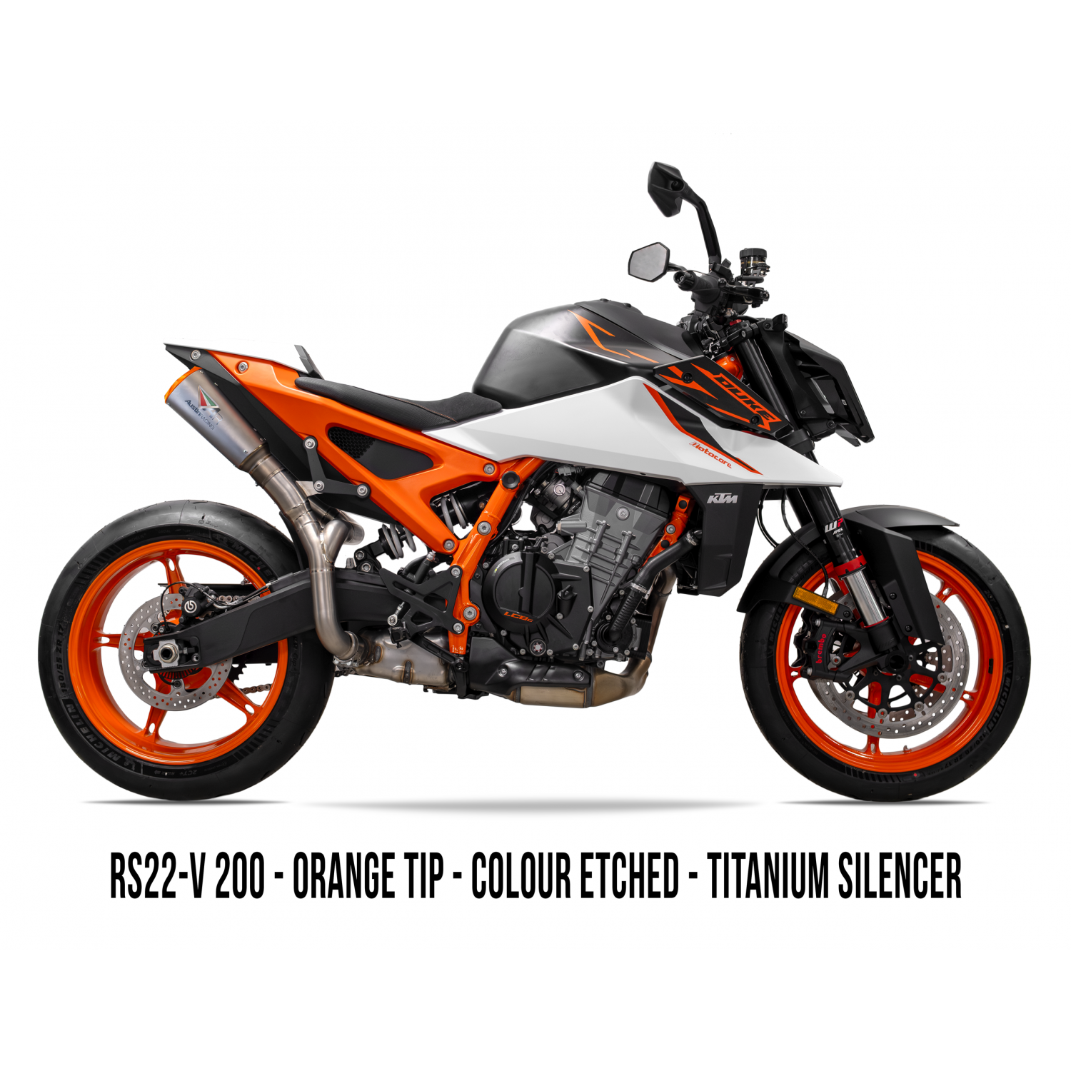 2026 KTM 990 Duke R RS22 DUAL UNDERSEAT Slip-on 画像 12