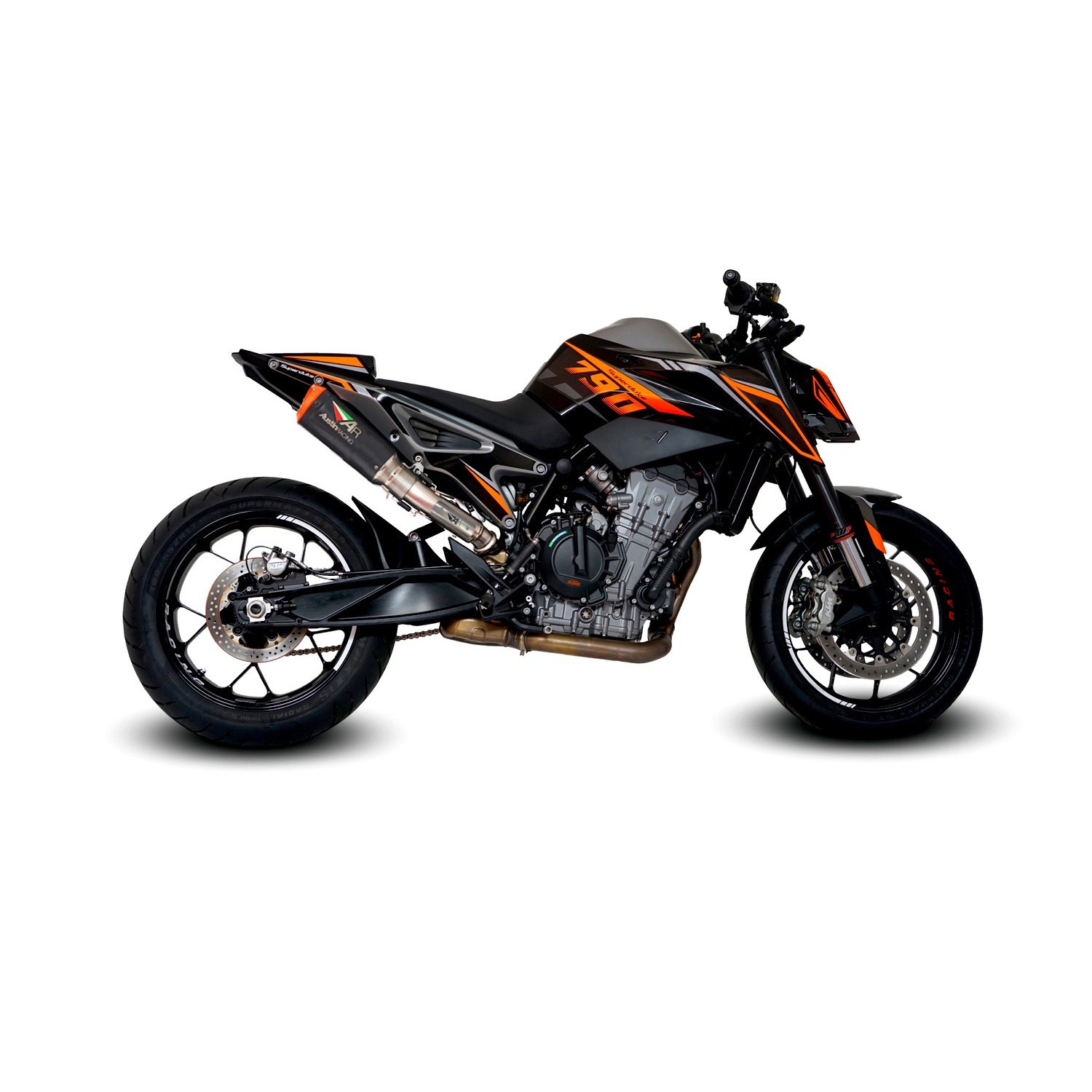2020-2026 KTM DUKE 890 / 2018-2026 KTM DUKE 790 Hi-Slung Exhaust