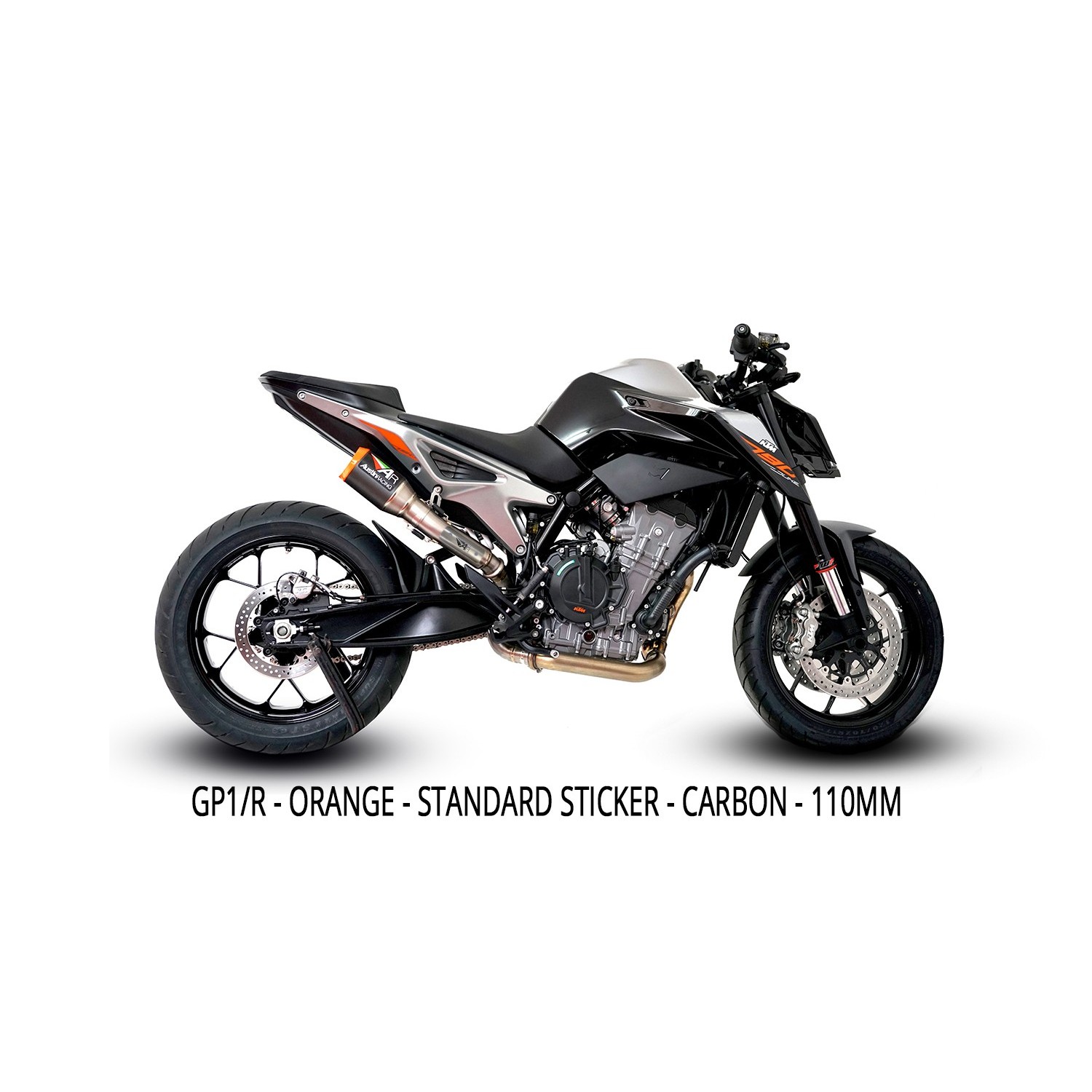 2020-2026 KTM DUKE 890 / 2018-2026 KTM DUKE 790 Hi-Slung Exhaust 画像 9
