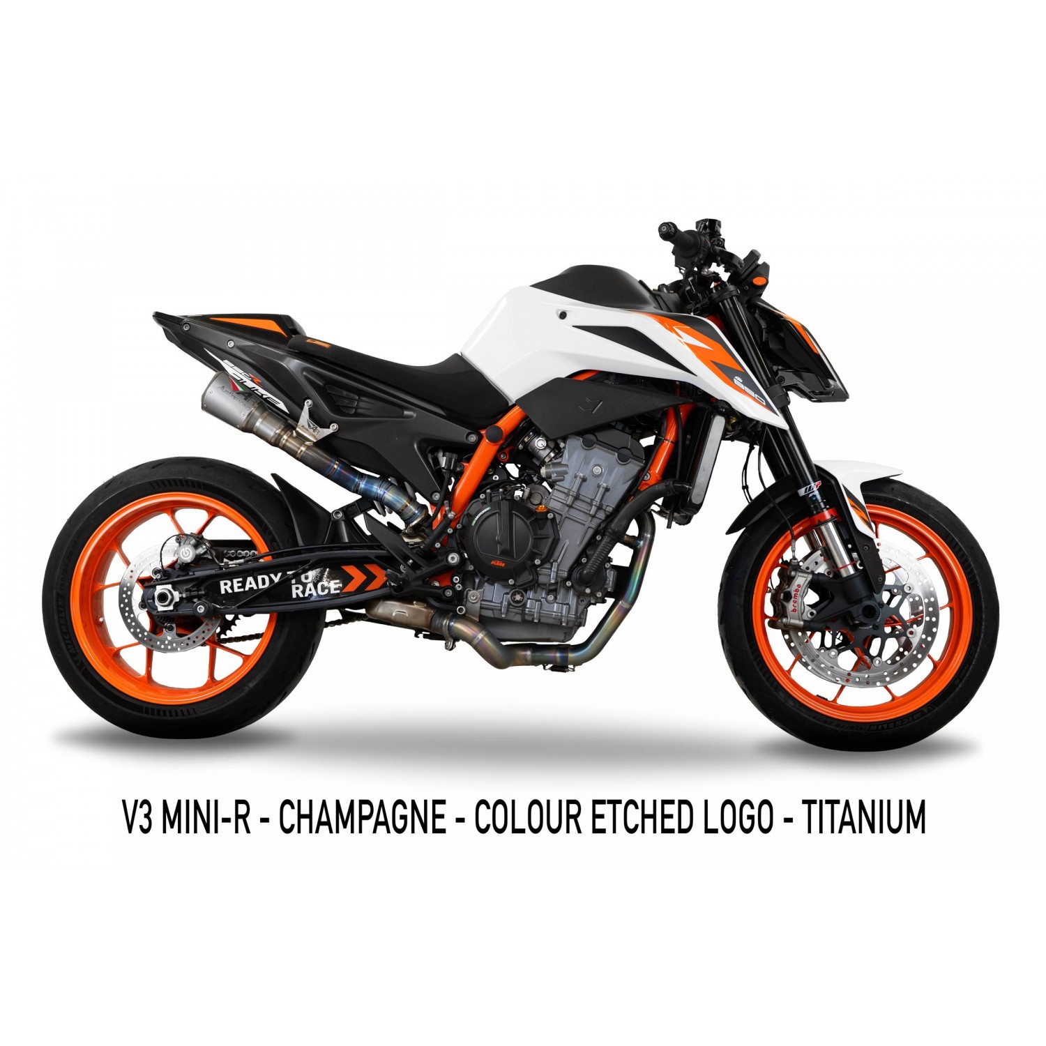 2020-2026 KTM DUKE 890 / 2018-2026 KTM DUKE 790 RS22 Slip-on 画像 5