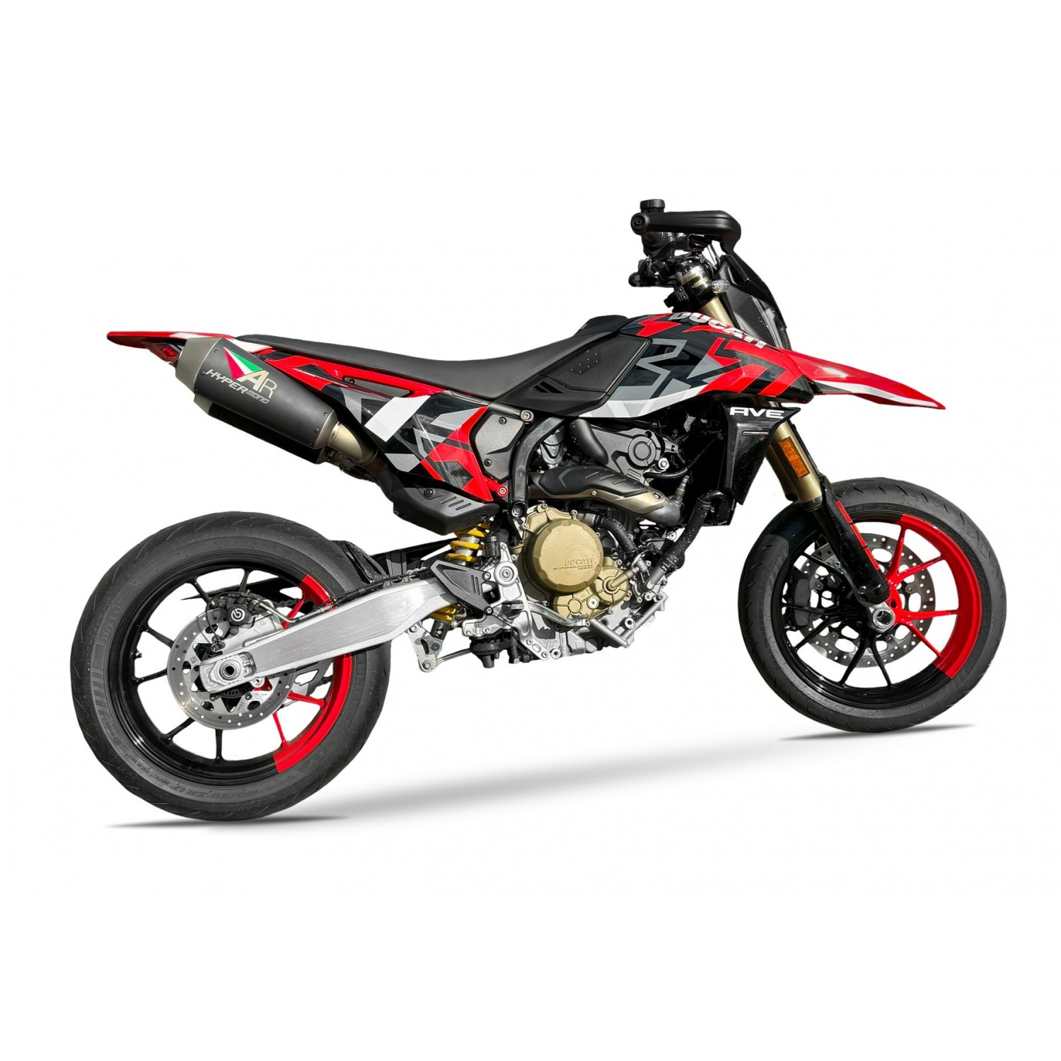 2024-2026 Hypermotard 698 Mono Twin Slip-on 画像 2