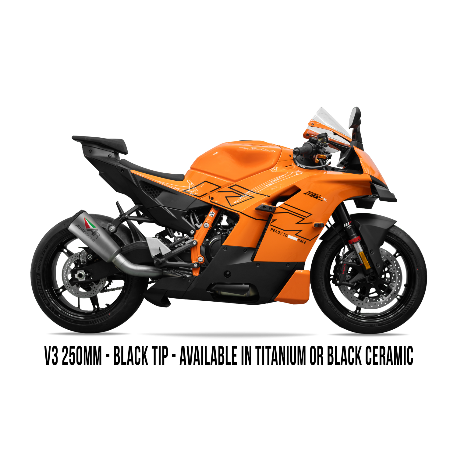 2026 KTM 990 RC-R LOW SLUNG BOX DELETE EXHAUST SYSTEM 画像 2