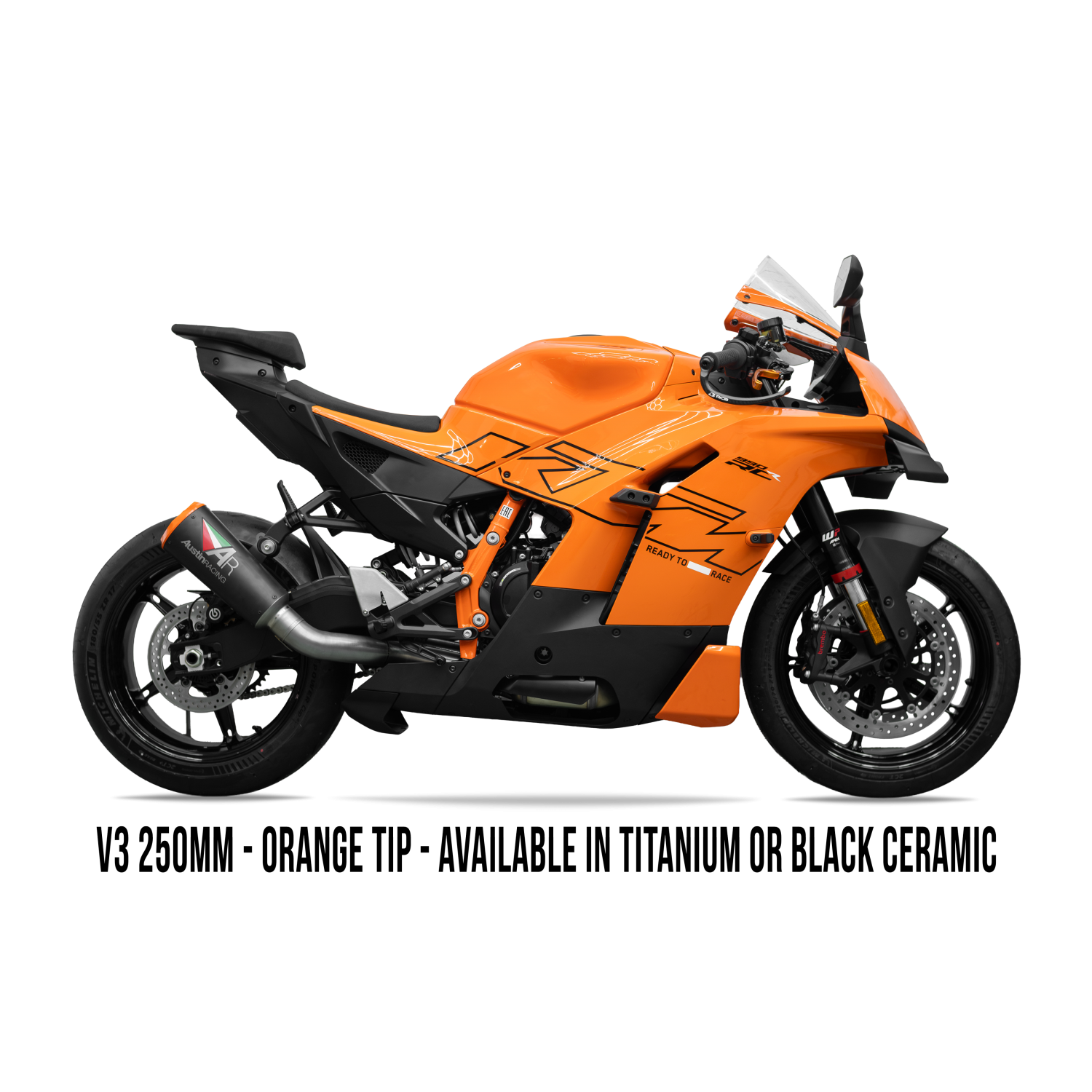 2026 KTM 990 RC-R LOW SLUNG BOX DELETE EXHAUST SYSTEM 画像 3