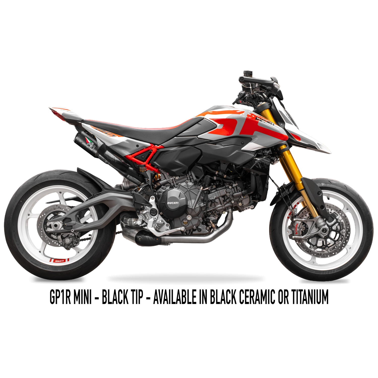 2026 HYPERMOTARD V2/SP 騒音規制対応 TITANIUM Full Exhaust 画像 3