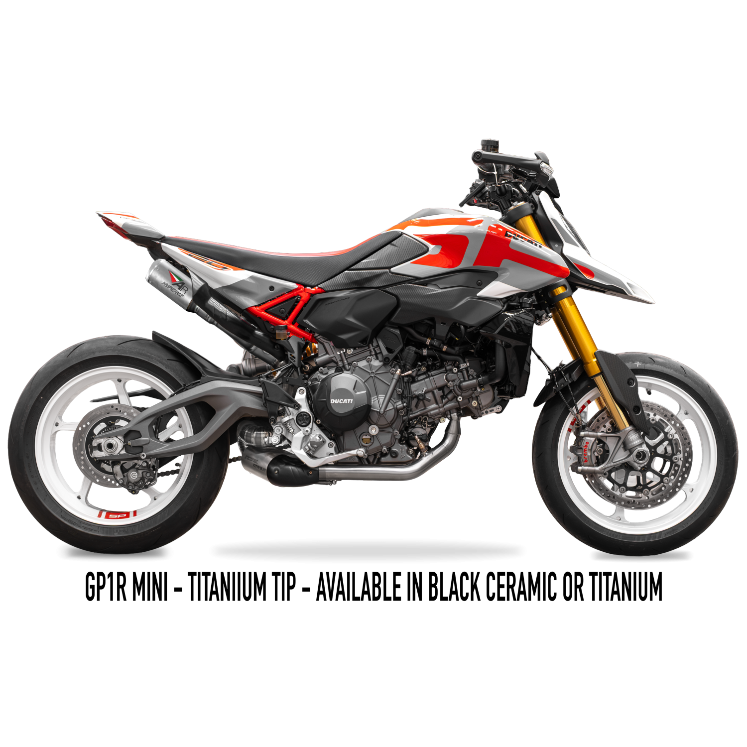 2026 HYPERMOTARD V2/SP 騒音規制対応 TITANIUM Full Exhaust 画像 6