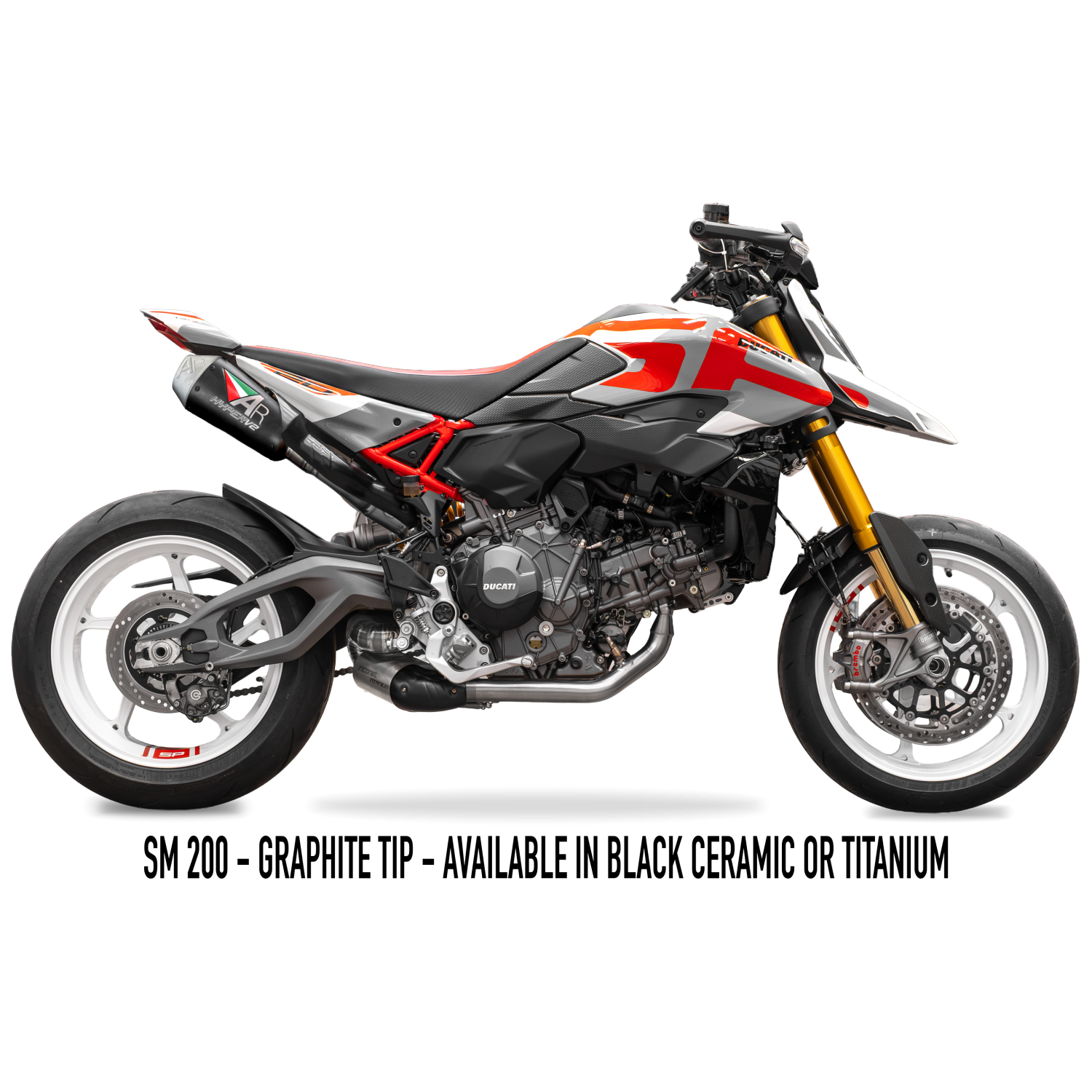 2026 HYPERMOTARD V2/SP 騒音規制対応 TITANIUM Full Exhaust 画像 7