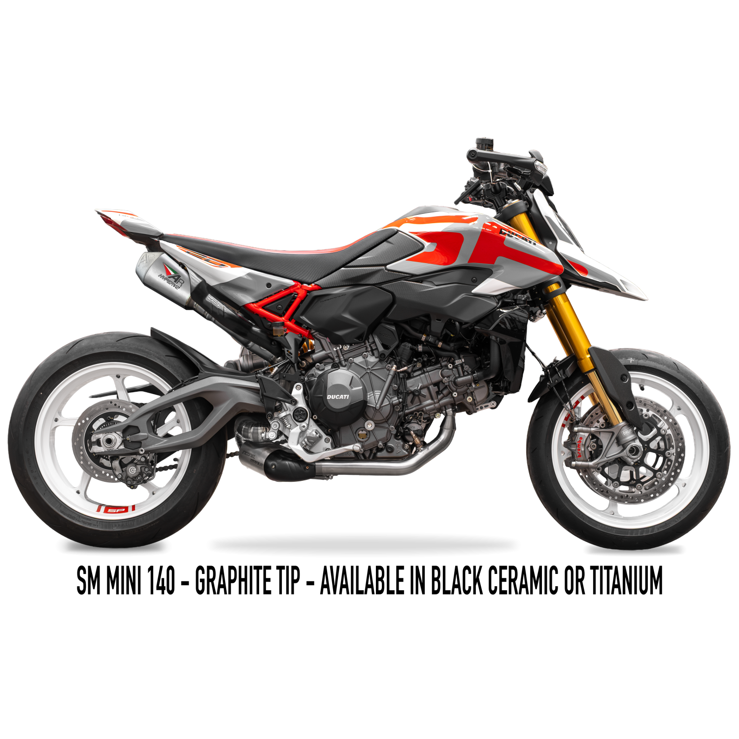 2026 HYPERMOTARD V2/SP 騒音規制対応 TITANIUM Full Exhaust 画像 16