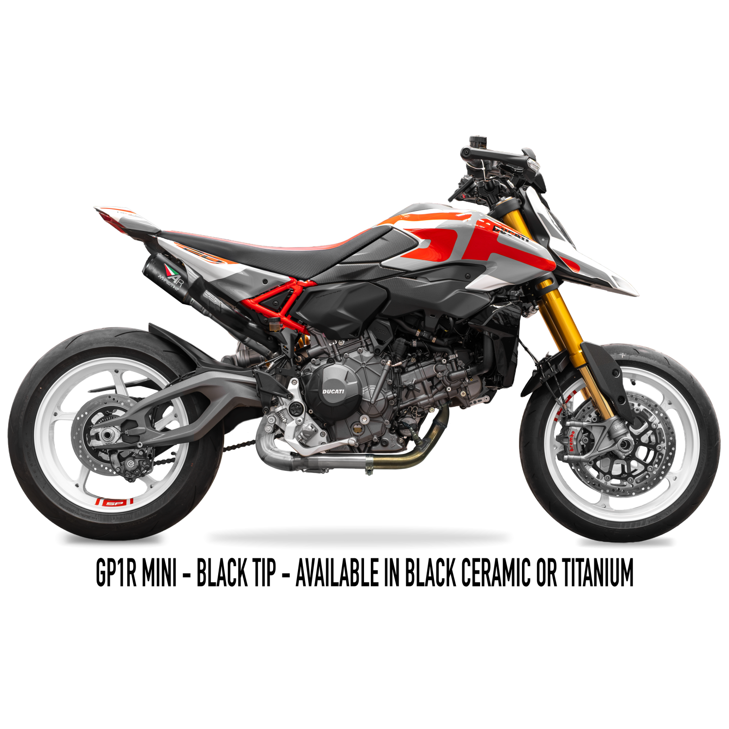 2026 HYPERMOTARD V2/SP RACE TITANIUM Full Exhaust 画像 2