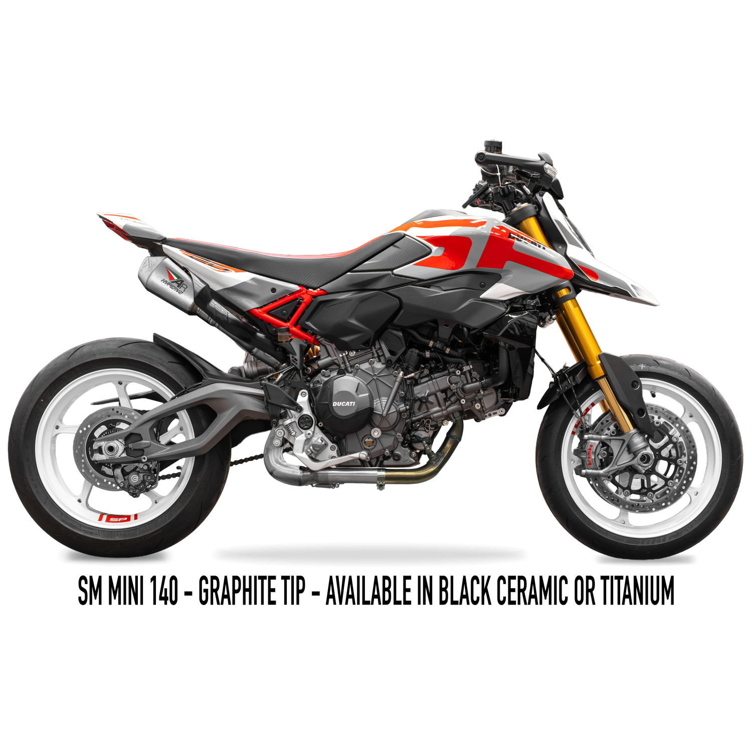 2026 HYPERMOTARD V2/SP RACE TITANIUM Full Exhaust 画像 13