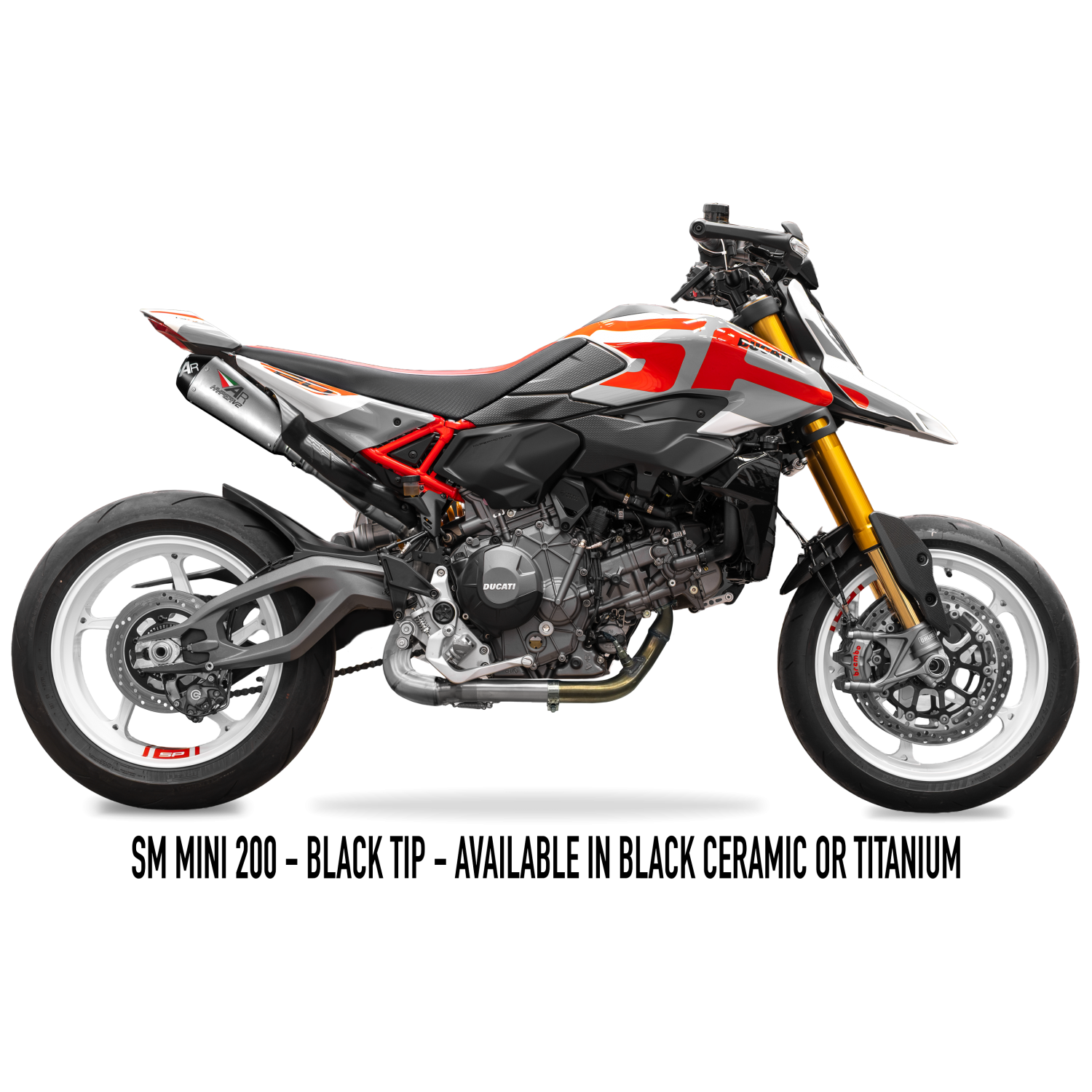 2026 HYPERMOTARD V2/SP RACE TITANIUM Full Exhaust 画像 16